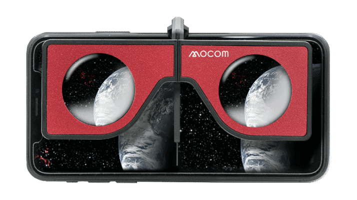 portable VR glasses POCKET VR NABI from Mocom, VR Glasses for iPhone and android